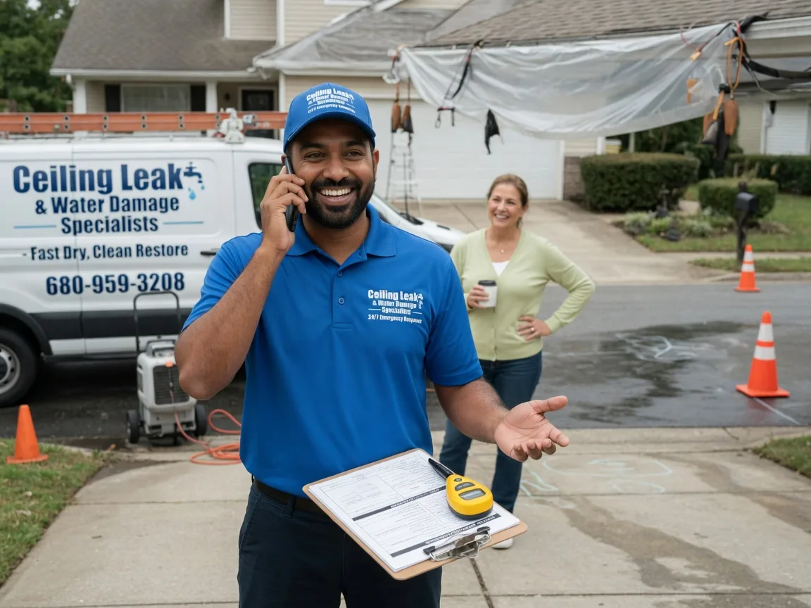 Ceiling Leak Cleanup Bussey, IA FAQs